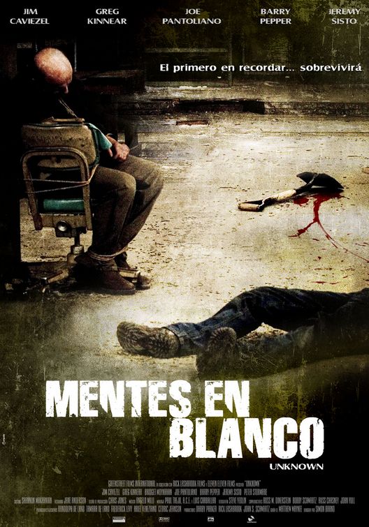 the movie poster: Unknown (2006) ver4