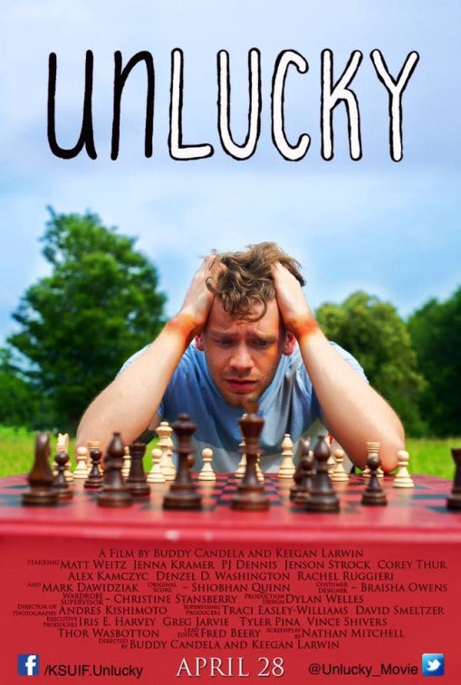 1000 piece jigsaw puzzle for the movie poster: Unlucky (2016)