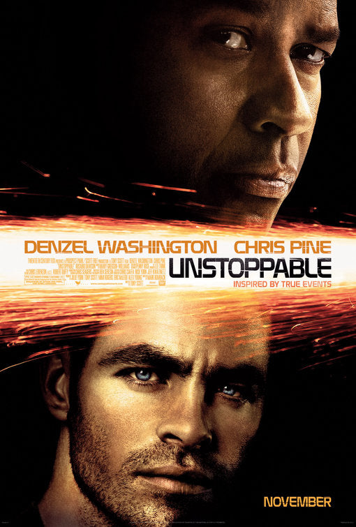 1000 piece jigsaw puzzle for the movie poster: Unstoppable (2010)