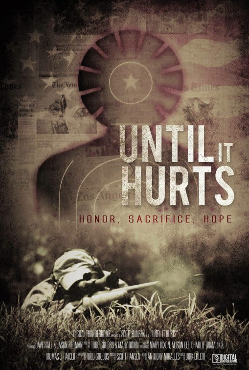 1000 piece jigsaw puzzle for the movie poster: Until It Hurts (2014)