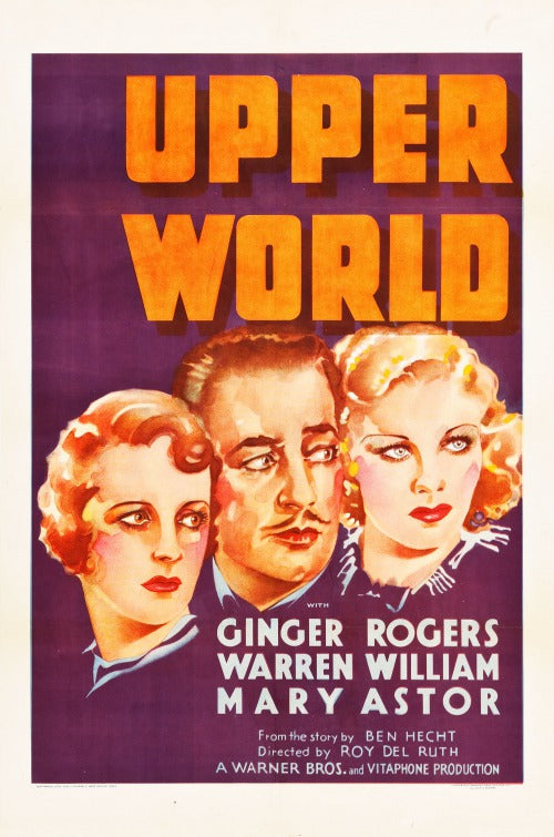 1000 piece jigsaw puzzle for the movie poster: Upperworld (1934)