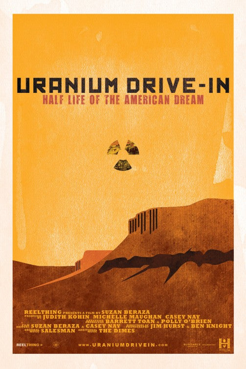 1000 piece jigsaw puzzle for the movie poster: Uranium Drive-In (2013)
