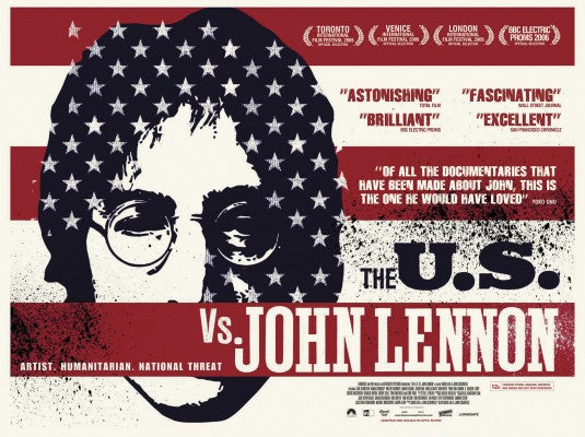 the movie poster: The U.S. vs. John Lennon (2006) ver2