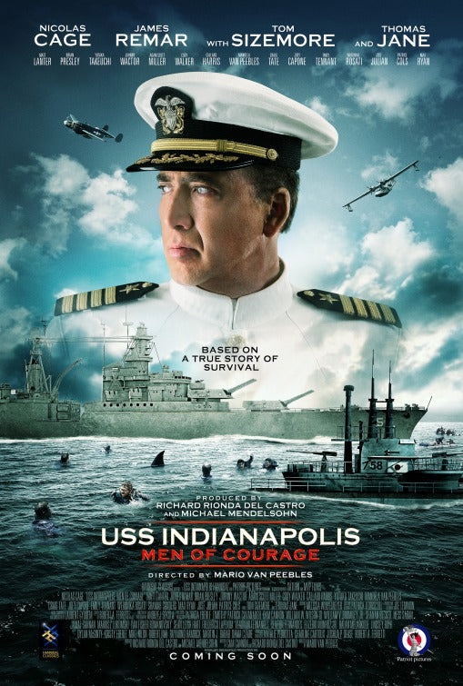 1000 piece jigsaw puzzle for the movie poster: USS Indianapolis: Men of Courage (2016) ver2