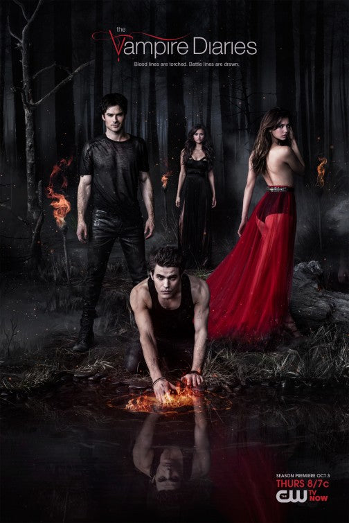 1000 piece jigsaw puzzle for tv poster: The Vampire Diaries, ver45