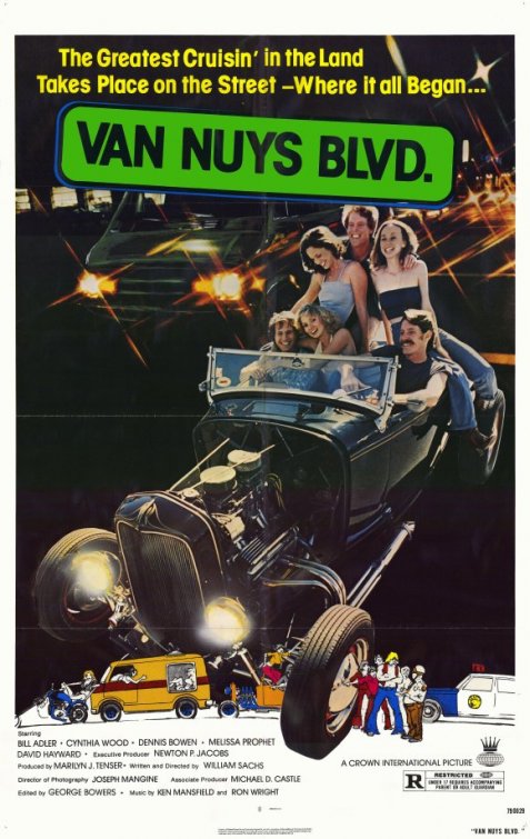 1000 piece jigsaw puzzle for the movie poster: Van Nuys Blvd. (1979)