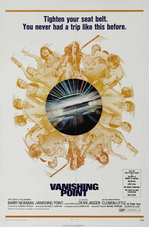 the movie poster: Vanishing Point (1971)