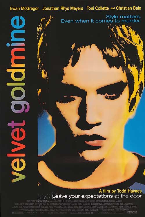 the movie poster: Velvet Goldmine (1998)