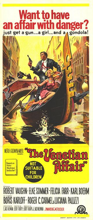 the movie poster: The Venetian Affair (1967) ver2