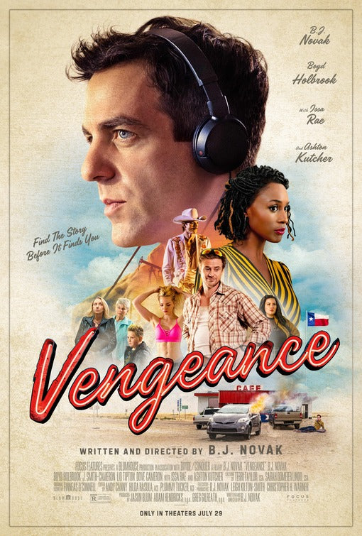 1000 piece jigsaw puzzle for the movie poster: Vengeance (2022)