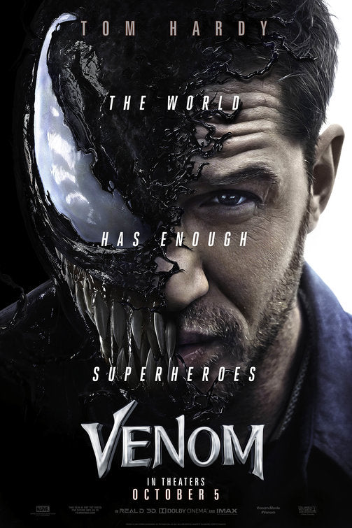 1000 piece jigsaw puzzle for the movie poster: Venom (2018) ver7