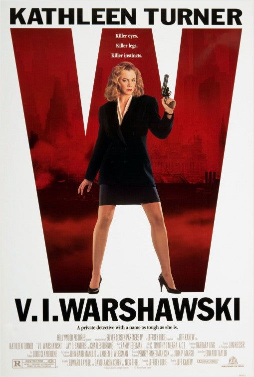 1000 piece jigsaw puzzle for the movie poster: V.I. Warshawski (1991)