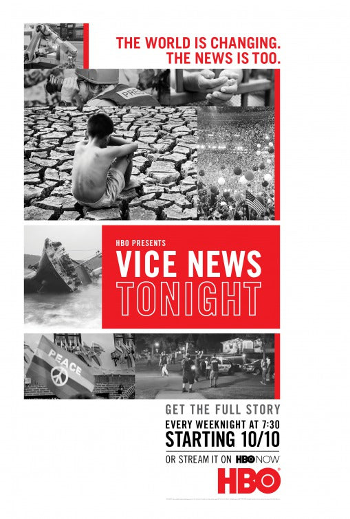 1000 piece jigsaw puzzle for tv poster: Vice News Tonight
