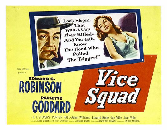 the movie poster: Vice Squad (1953)