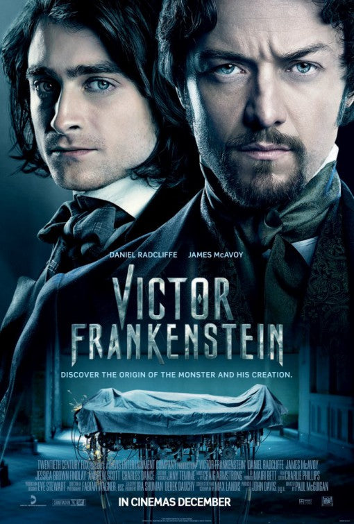 1000 piece jigsaw puzzle for the movie poster: Victor Frankenstein (2015) ver2