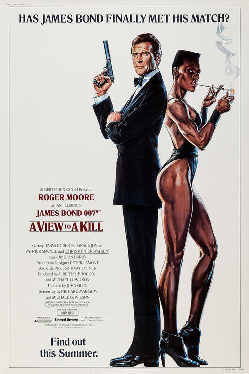 1000 piece jigsaw puzzle for the movie poster: A View to a Kill (1985) ver3