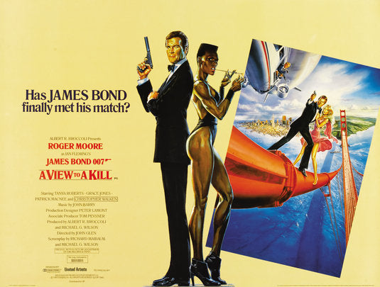 1000 piece jigsaw puzzle for the movie poster: A View to a Kill (1985) ver4