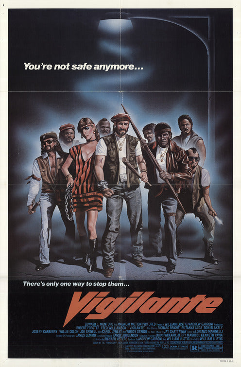 1000 piece jigsaw puzzle for the movie poster: Vigilante (1983)