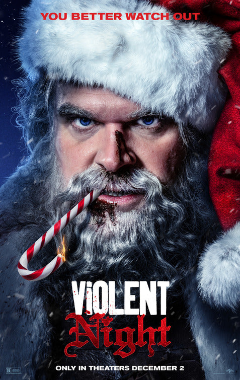 1000 piece jigsaw puzzle for the movie poster: Violent Night (2022)