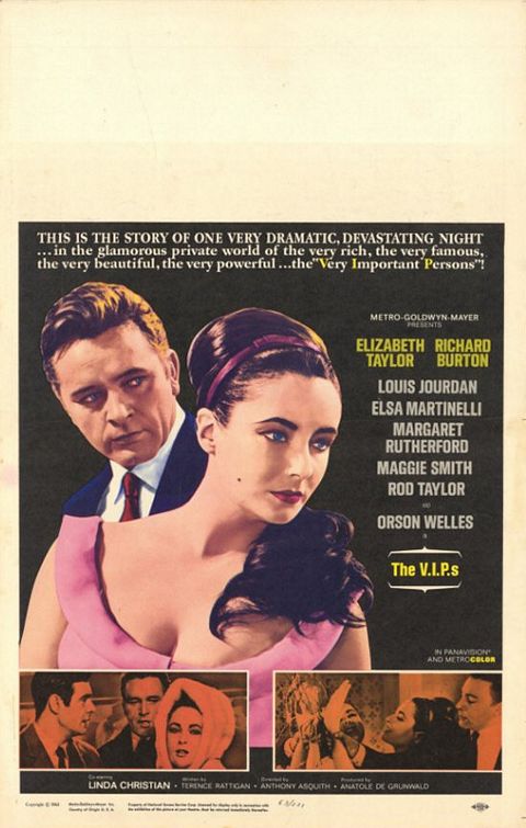 the movie poster: The V.I.P.s (1963)