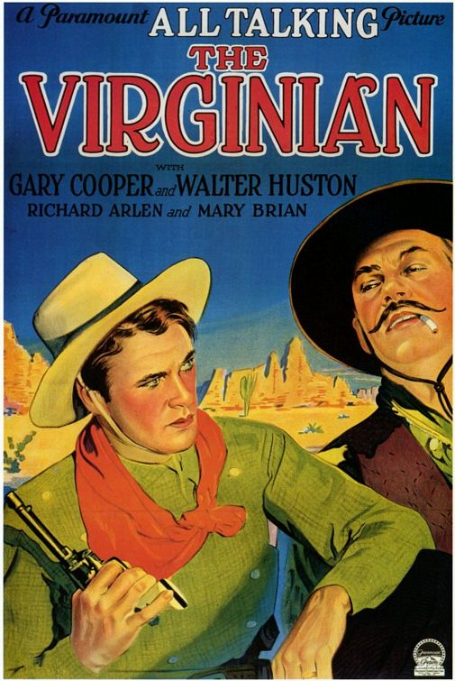 the movie poster: The Virginian (1929) ver2
