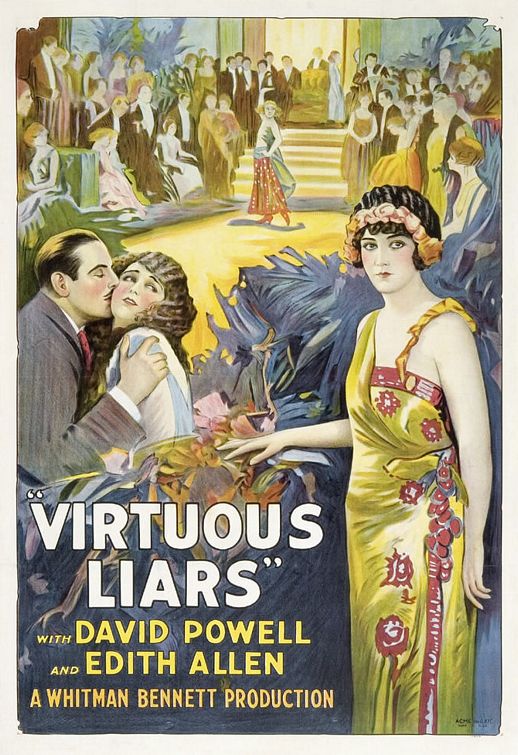 the movie poster: Virtuous Liars (1924)