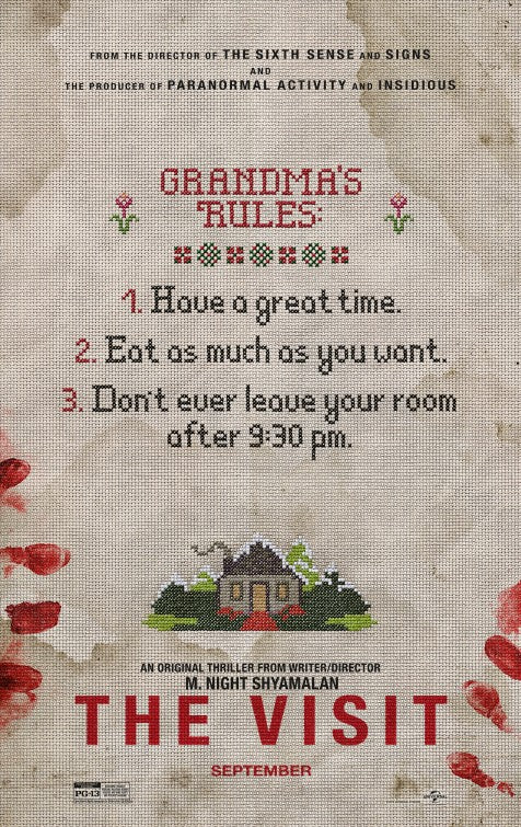 1000 piece jigsaw puzzle for the movie poster: The Visit (2015)