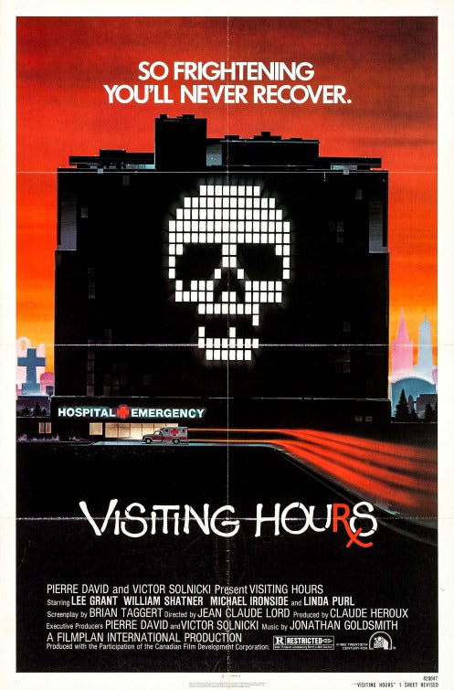 the movie poster: Visiting Hours (1982)