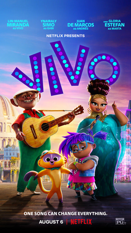 1000 piece jigsaw puzzle for the movie poster: Vivo (2021)