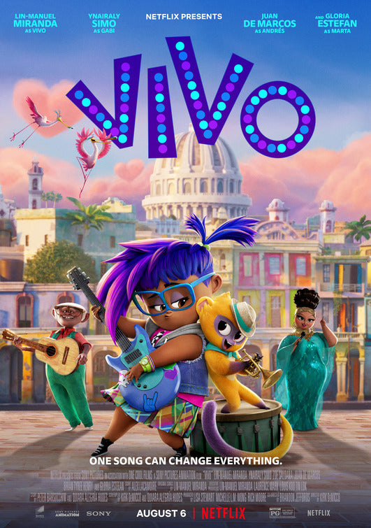 1000 piece jigsaw puzzle for the movie poster: Vivo (2021) ver2