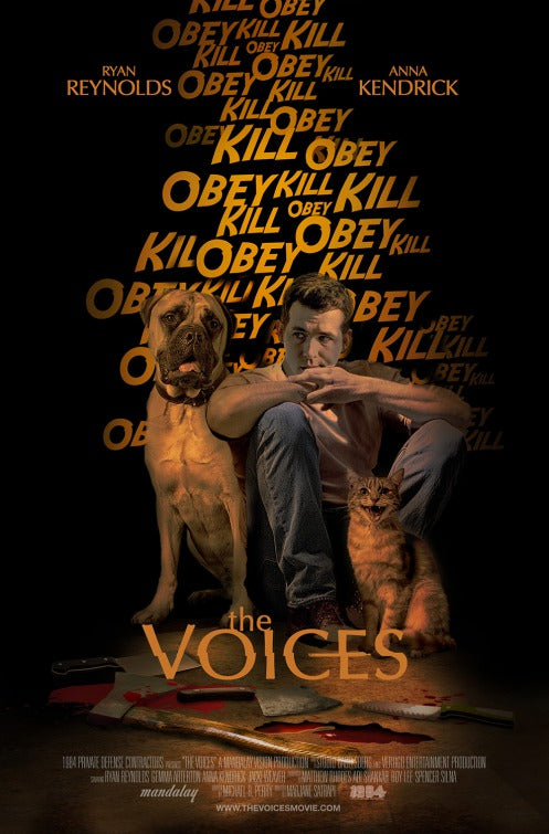 1000 piece jigsaw puzzle for the movie poster: The Voices (2015) ver8