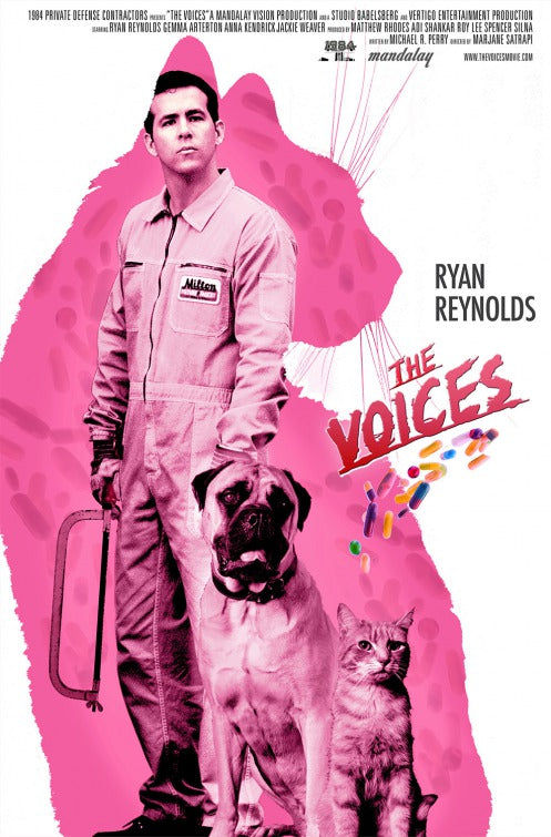 1000 piece jigsaw puzzle for the movie poster: The Voices (2015) ver9