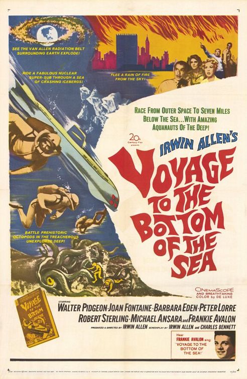 the movie poster: Voyage to the Bottom of the Sea (1961)
