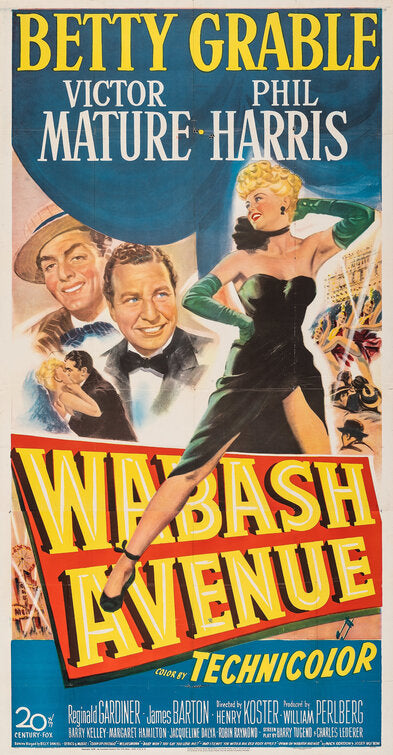 1000 piece jigsaw puzzle for the movie poster: Wabash Avenue (1950) ver3