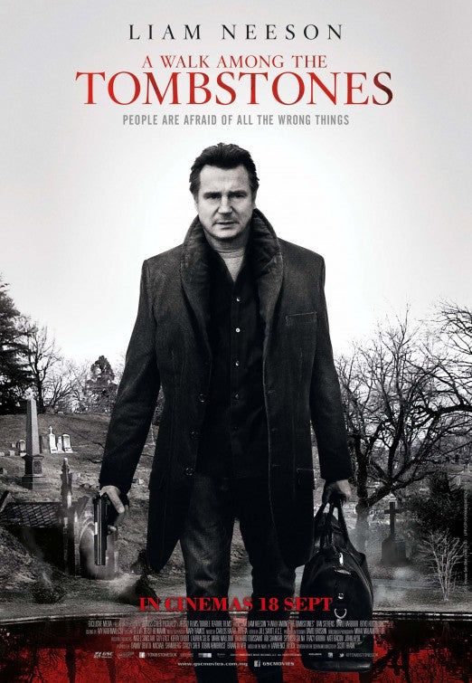 1000 piece jigsaw puzzle for the movie poster: A Walk Among the Tombstones (2014) ver2