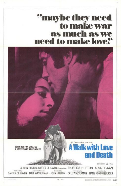 the movie poster: A Walk with Love and Death (1969)
