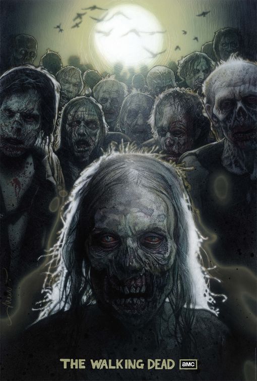 1000 piece jigsaw puzzle for tv poster: The Walking Dead