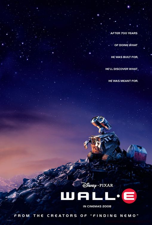 the movie poster: Wall-E (2008)