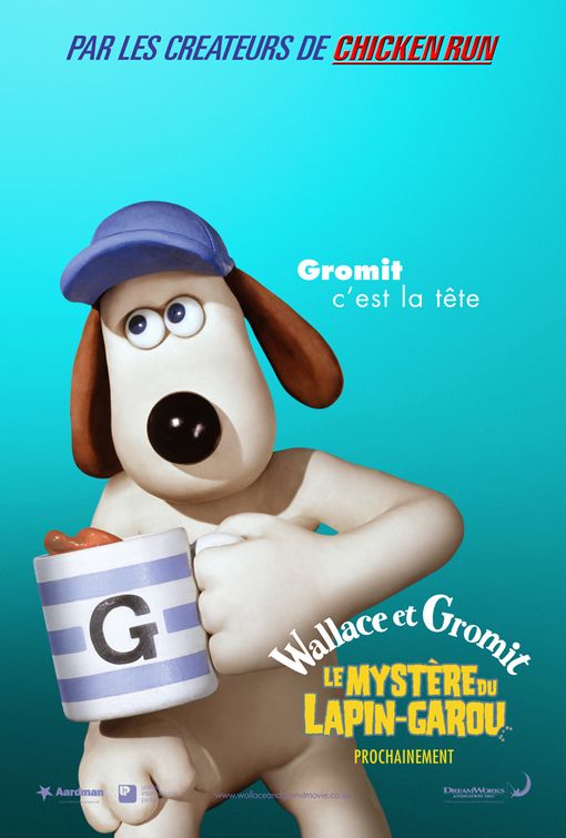 the movie poster: Wallace & Gromit in The Curse of the Were-Rabbit (2005) ver8