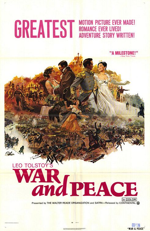 the movie poster: War and Peace (1956) ver2