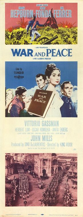 the movie poster: War and Peace (1956) ver3