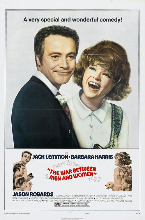 the movie poster: The War Between Men and Women (1972)
