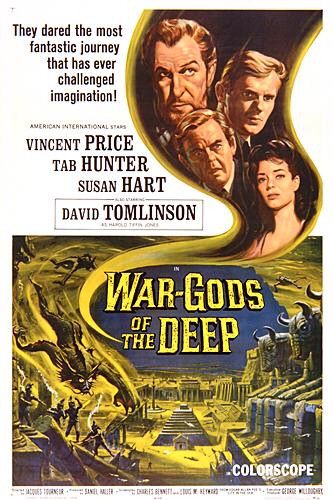 the movie poster: War-Gods of the Deep (1965)