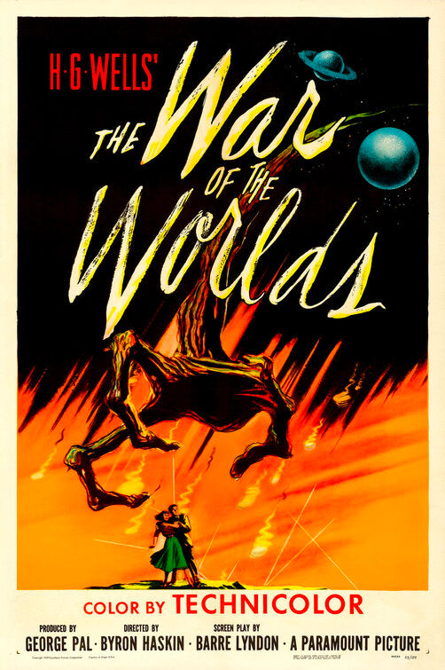 1000 piece jigsaw puzzle for the movie poster: The War of the Worlds (1953)