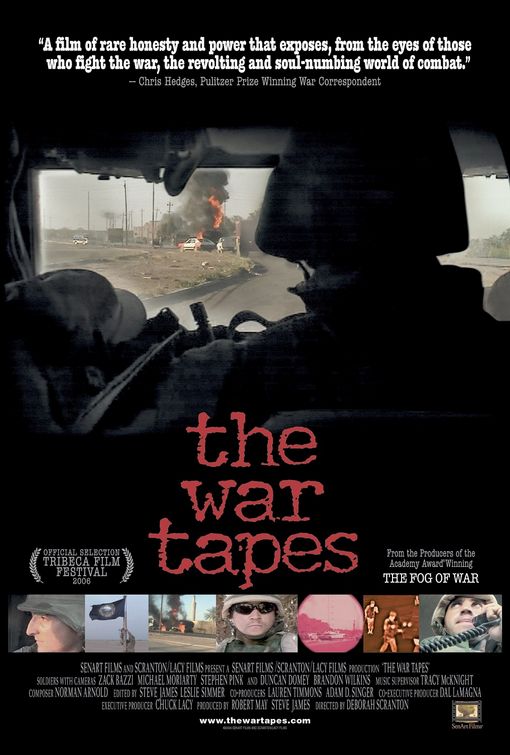 the movie poster: The War Tapes (2006)