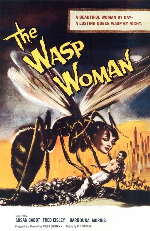 the movie poster: The Wasp Woman (1959)