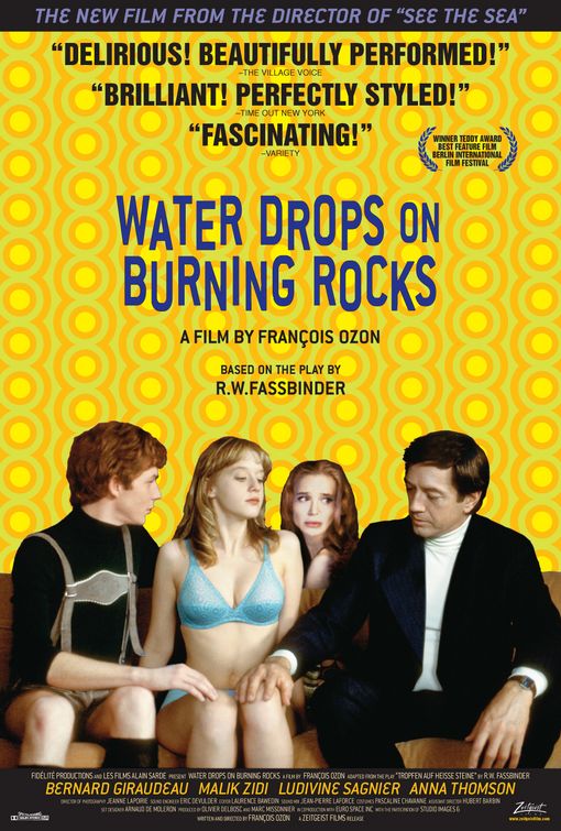 1000 piece jigsaw puzzle for the movie poster: Water Drops on Burning Rocks (2000)