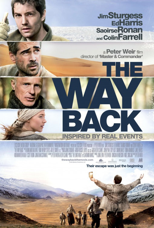 1000 piece jigsaw puzzle for the movie poster: The Way Back (2010)