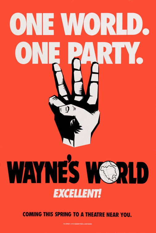 the movie poster: Wayne's World (1992)