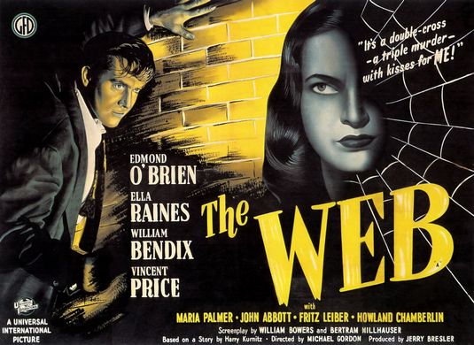 the movie poster: The Web (1947)